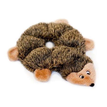 HOUNDSABUESO Loopy Hedgehog Plush Dog Toy HO2592931